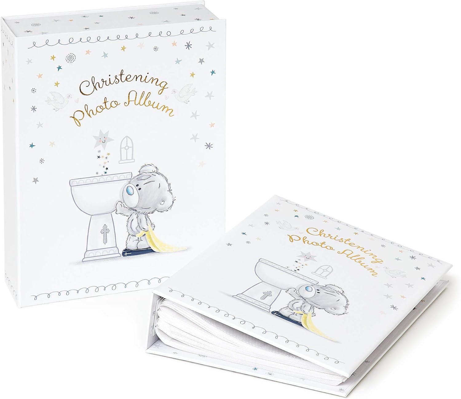Me to You Tiny Tatty Teddy Baby Christening Photo Album Gift Boxed - Holds 160 Photos - 6 x 4" AGB92027