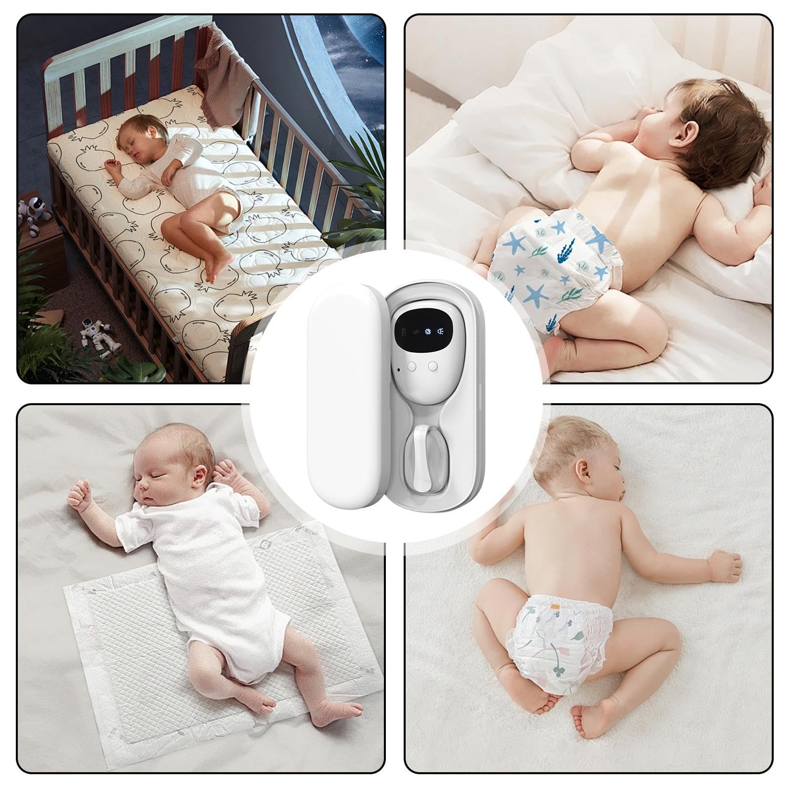 Capteur d'urine, alarme d'énurésie sans fil | Outil d'apprentissage de la propreté rechargeable,Alarme rechargeable avec son fort et fortes vibrations pour l'apprentissage de la propreté