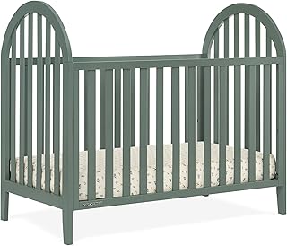 Delta Children Milano 4-in-1 Convertible Crib - Greenguard Gold Certified, Grassy Glen