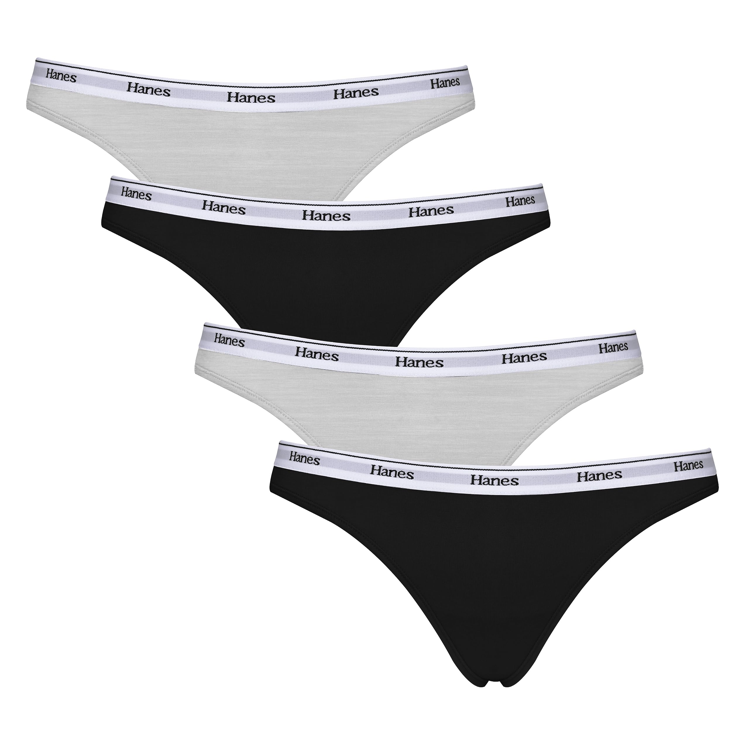 Bikini Hanes Panties Para Mujer, Multicolor Cotton Stretch1