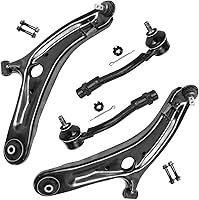 Vista 124 de Detroit Axle - 4 brazos de control traseros para Ford C-Max Focus Mazda 3 5 Volvo C30 C70 S40 V50, 4 brazos de control superior e inferior