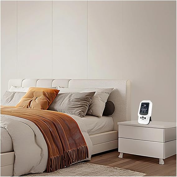 DM502A 7 In 1 Air Quality Detector With LCD Display Portable PM2.5/HCHO/TVOC Meter Temperature Switchable Real-Time Dates