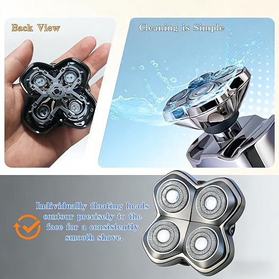 PRO4 Shaver Replacement Blade Compatible with Skull Pitbull Shaver,2-Pack