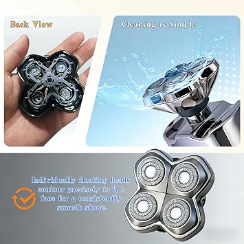 PRO4 Shaver Replacement Blade Compatible with Skull Pitbull Shaver,2-Pack