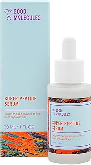 Good Molecules Super Peptide Serumc 1 Fl. Oz! Formulated With Peptides And Copper Tripeptides! Helps To Hydrate, Brighten, And Smooth For A Healthy, Youthful-Looking Glow! Vegan & Cruelty Free!