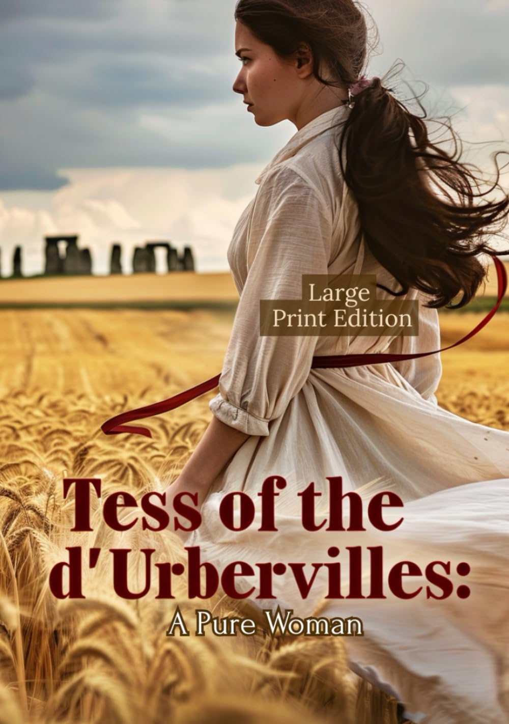 Tess of the d'Urbervilles: A Pure Woman (Large Print Edition)