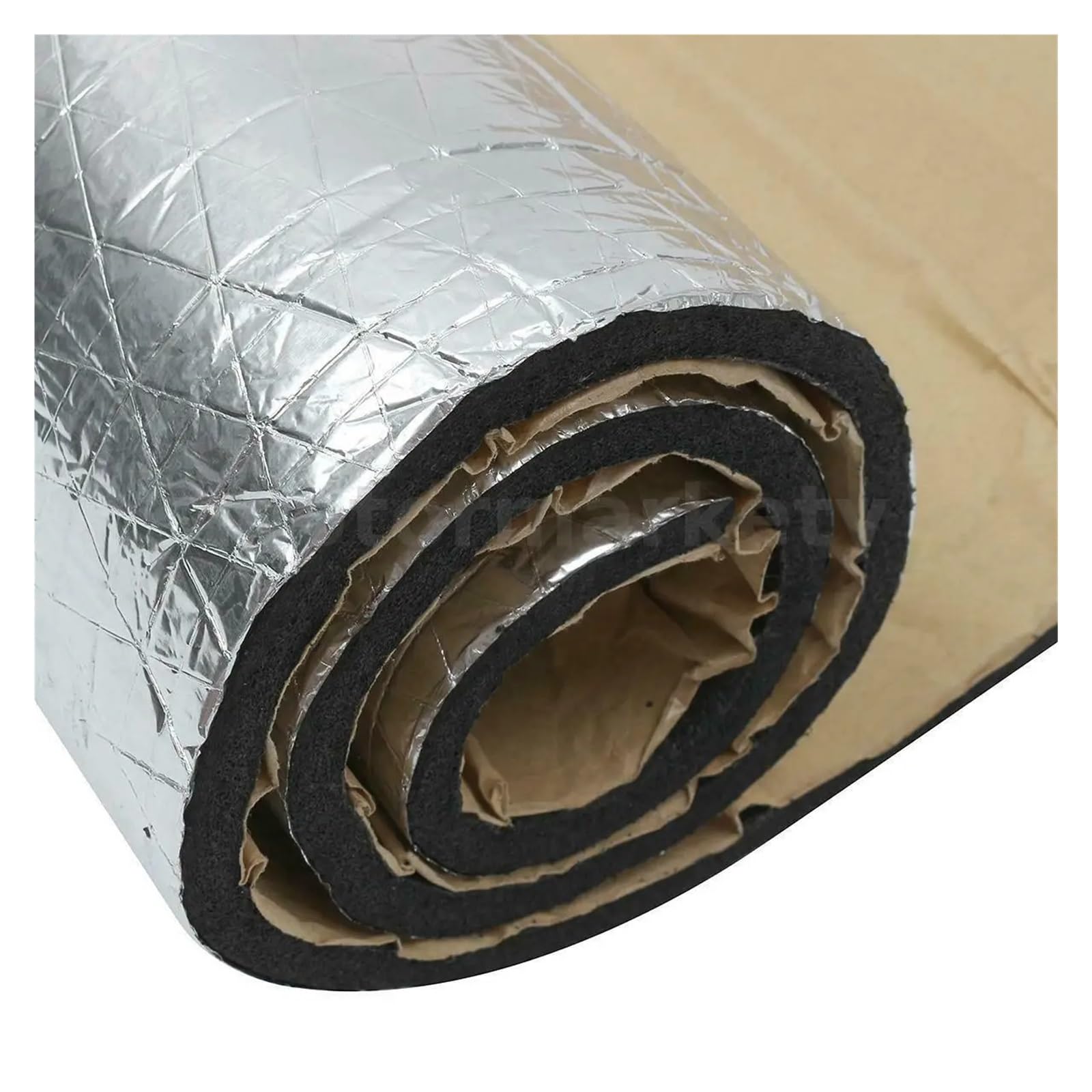 Aislante Termico Alfombrillas 1 Unidad De 200x50cm Alfombrilla Insonorizante Térmica Para Coche Furgoneta O Capó Aislamiento Acústico Para Puertas Y Paredes