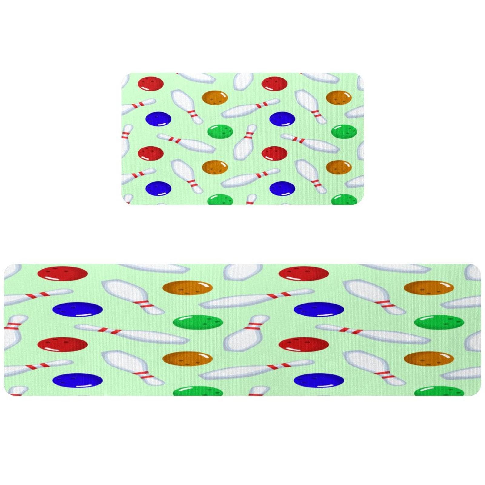Tapis de sol antidérapant lot de 2 tapis de cuisine lavables et absorbants