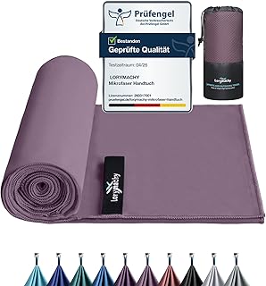Mikrofaser Handtuch – Fitness Handtuch mit Silberionen-Behandlung, Ultraleicht & Saugstark, Schnelltrocknend – Ideal für Fitness, Yoga, Reisen, Camping, Wandern & Strand