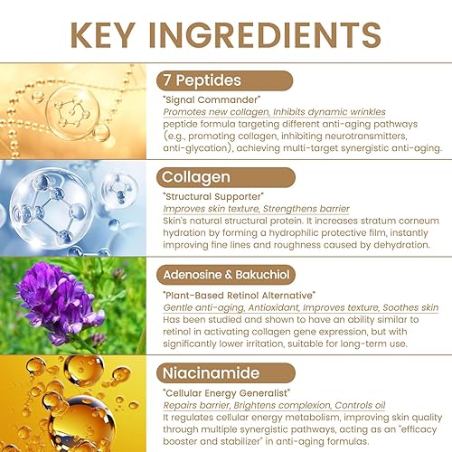 Miniatura 7 de AOAO Crema facial de colágeno para mujeres, antienvejecimiento, crema antiarrugas para mujeres para hidratación profunda, reparación de la piel,