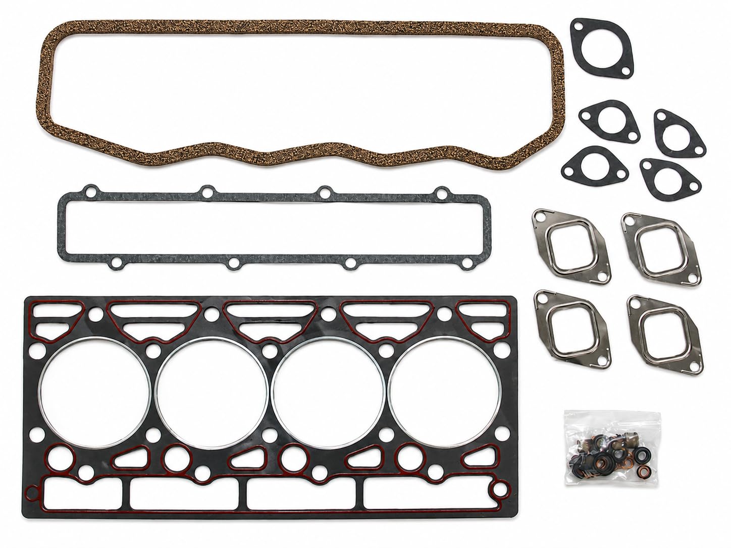 Zylinderkopfdichtungsset passend für Case IHC 44 Serie | Ersatz für OEM-Nr. 3136799R99 | Zuverlässige Motorabdichtung für Traktoren und Landmaschinen