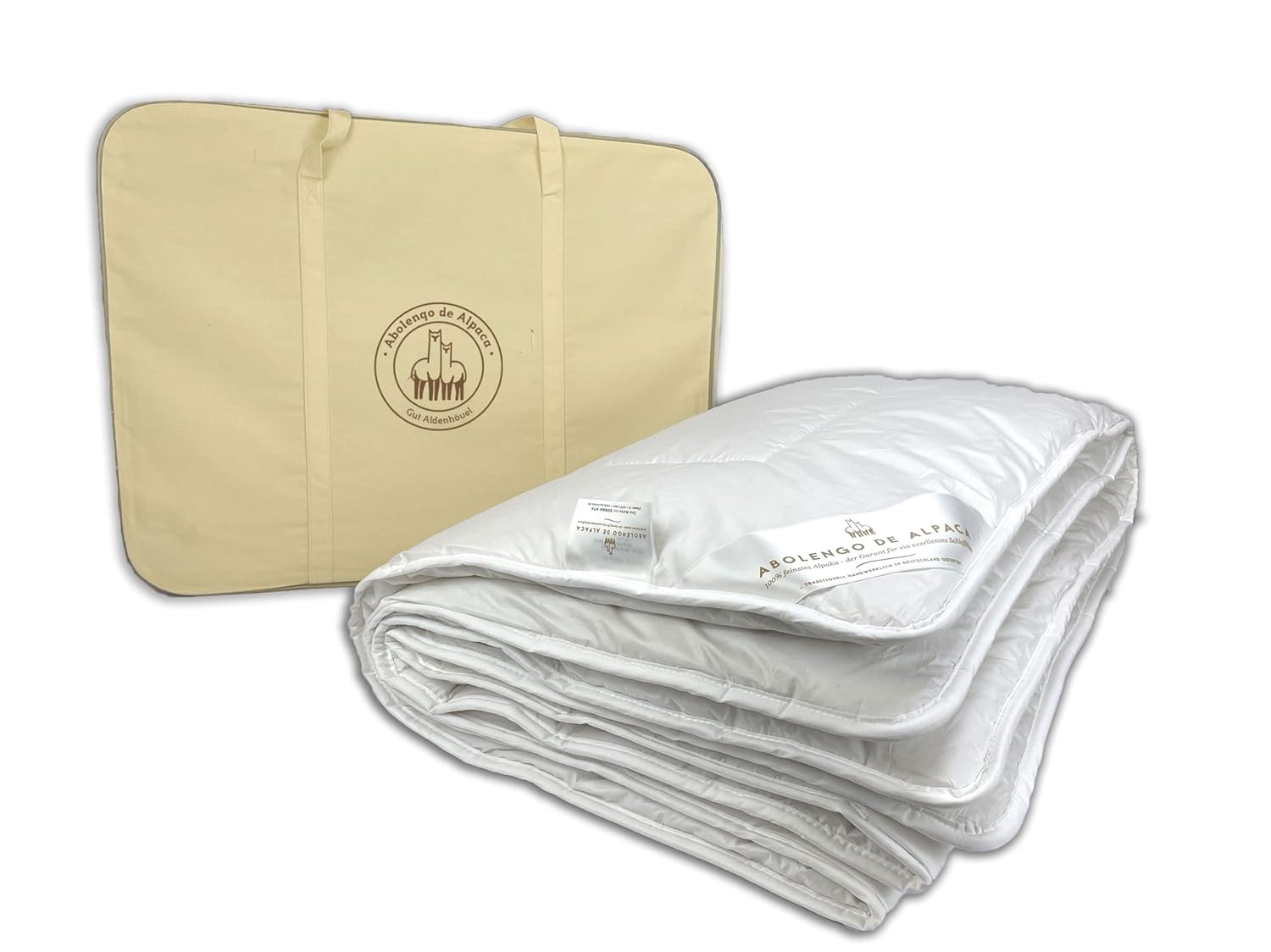 Abolengo de Alpaca – Alpaka Bettdecke Winterdecke: Füllung aus 100% Alpaka (Premium Qualität) 1415g (135x200cm), Bezugsstoff: 200er Baumwollbatist,…