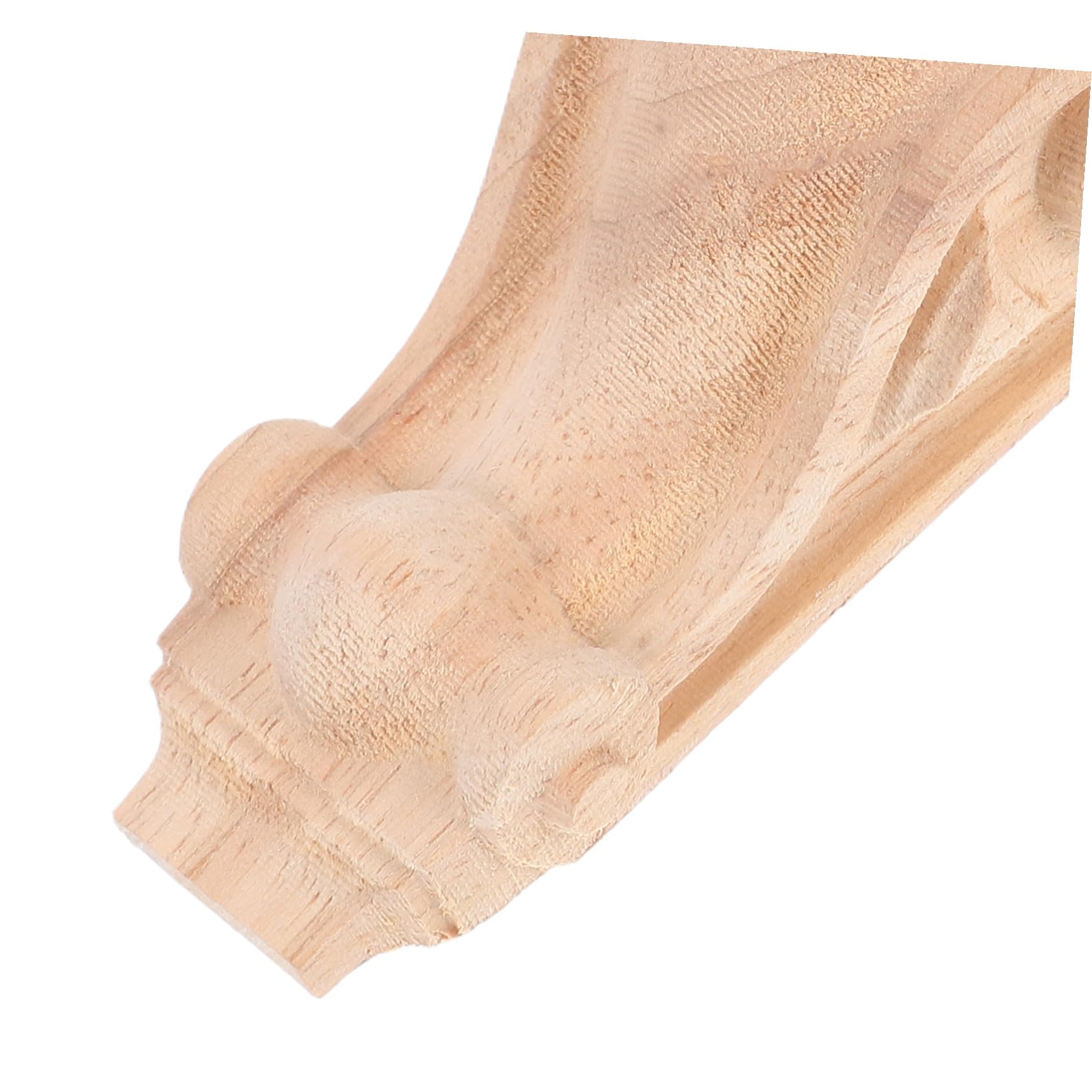 Wandkonsole Holz aus Geschnitztem Holz Dekorative Römische Säule im Eleganten Europäischen Stil Einfache Montage und Vintage Wandverkleidung für Zuhause