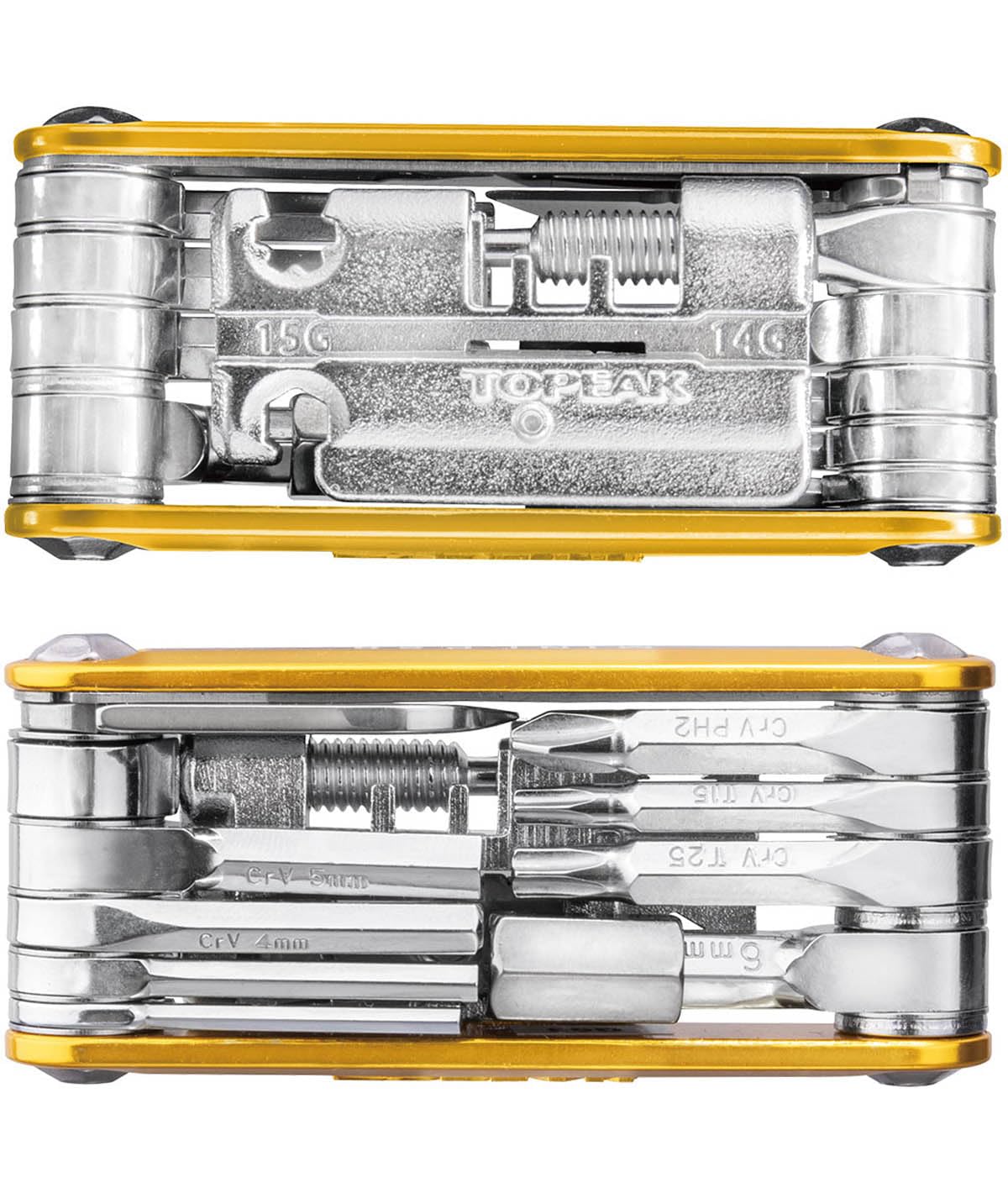 Topeak Mini herramienta P20, color dorado