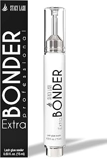 Stacy Lash Extra Bonder for Eyelash Extensions / 0.50 fl. oz. / 15ml / Super Sealer/Prevents Adhesive Shock Polymerization/Reduces Semi-Permanent Glue Fumes/Supplies for Professional Use