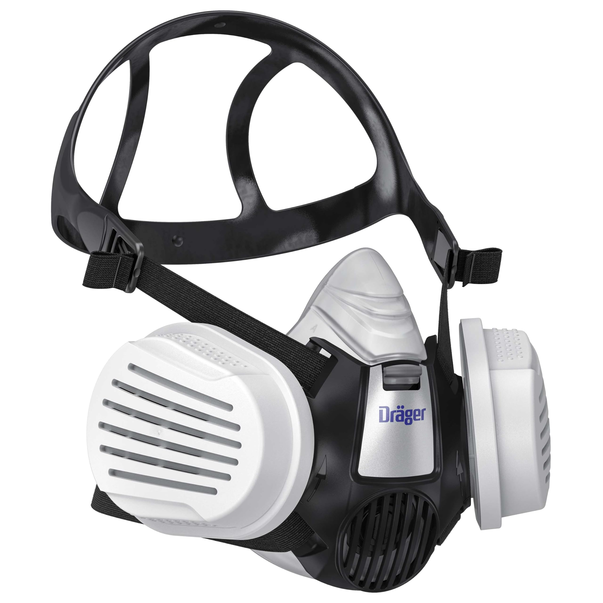 Dräger X-plore 3300 Handwerkerset, Atemschutzmaske mit P3 Partikelfilter – Halbmaske für Handwerker, zuverlässiger Schutz gegen Feinstaub, Partikel & Schimmel, Größe M