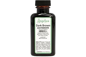 Angelus Leather Dye - Enrich Your Leather with a Dark Brown Hue