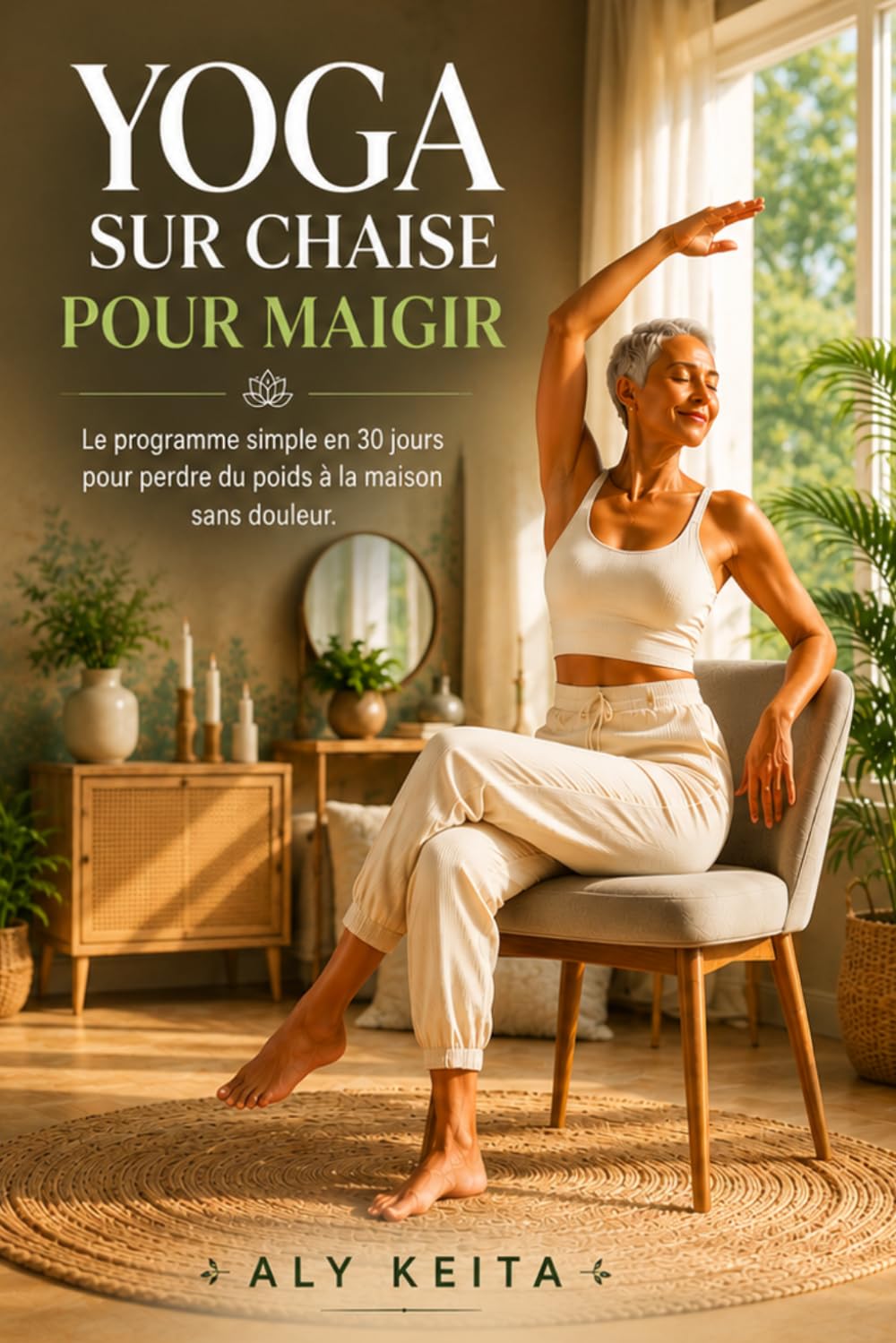 YOGA SUR CHAISE POUR MAIGRIR: Le programme simple en 30 jours pour perdre du poids à la maison sans douleur