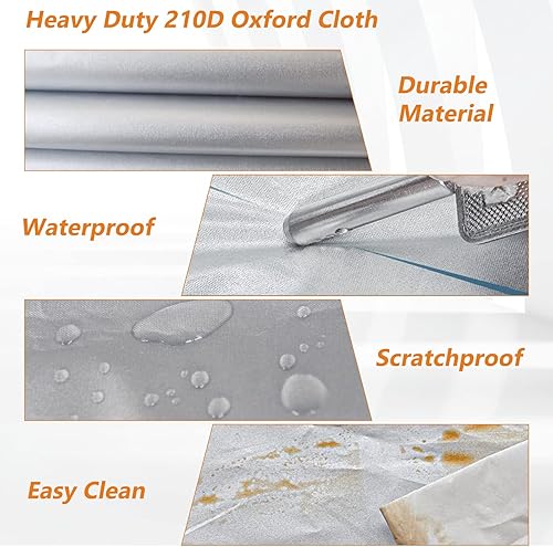 Miniatura 3 de SEAZEN Funda impermeable para automóvil para todo tipo de clima, fundas de automóvil para exteriores con puerta con cremallera, protección contra el