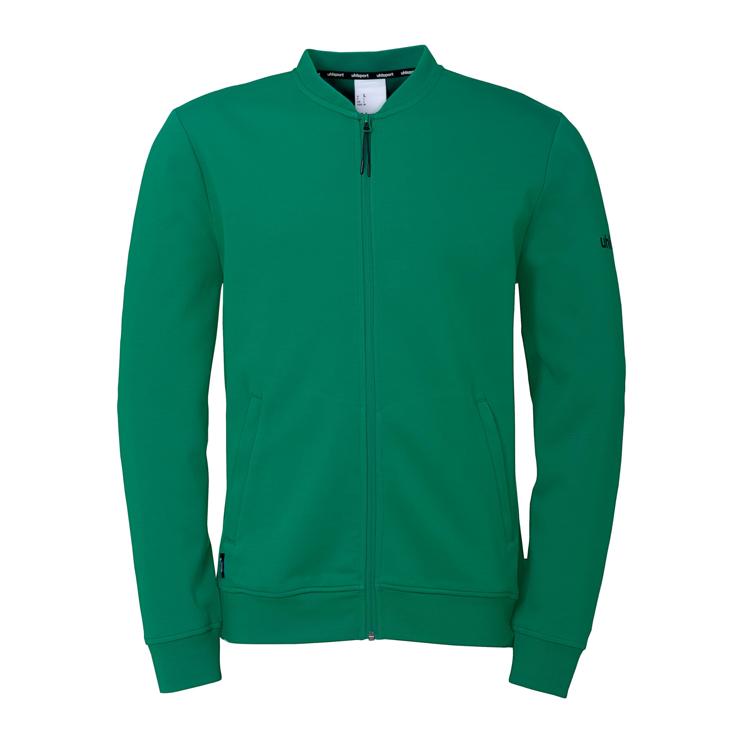 uhlsport ID College Jacket Vest for Men Going Out Jacket Sweat Jacket Sweatshirt without Hood for Men, Women and Children, Lagoon, XXL