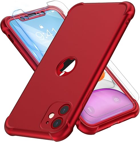 Miniatura 12 de ORETECH Funda para iPhone 13, con [2 protectores de pantalla] [prueba de caídas de grado militar de 15 pies] [protección de cámara] cuerpo completo