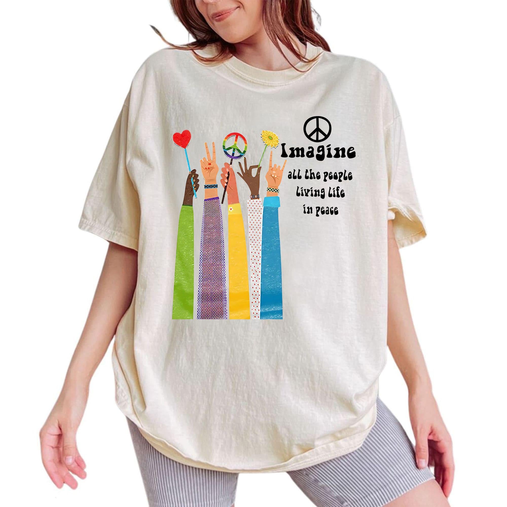 Retro Peace Shirt Comfort Colors – …