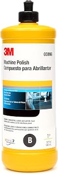 3M 05996 Machine Polish, 1 qt, Liquid, Gray, Polish