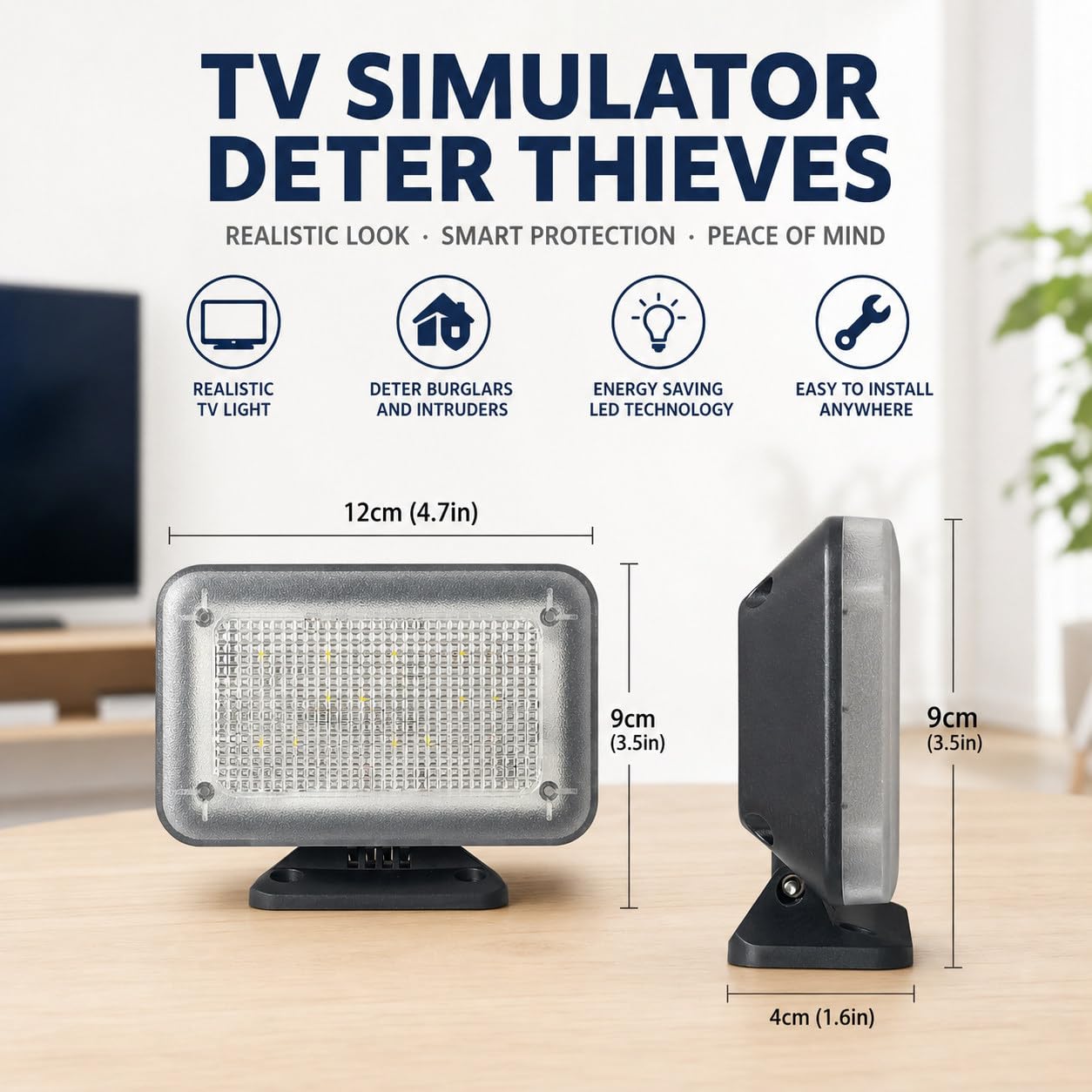 TV-Simulatore TV A LED, Simulatore Falso TV A Colori, Attraverso La Simulazione della Luce per L'Utilizzo Come Protezione Antieffrazione Big