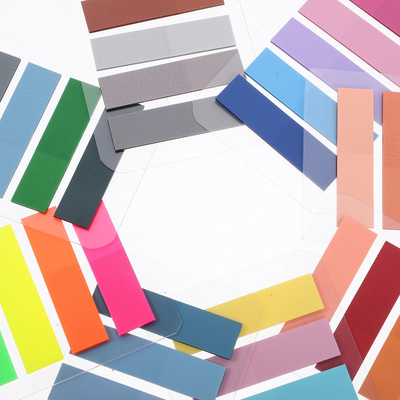 HOMSFOU 3 Set Segnapagina Adesivi Colorati Indicatori Pagina Autoadesivi Per Ufficio E Studio Pratici E Sicuri Per Libri E Facili Trasportare E Utilizzare 1600 Pezzi*3