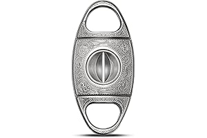 Cigar Punch Cutter Stainless Steel Bronze Engraved V Cut Blade Cigar Guillotine