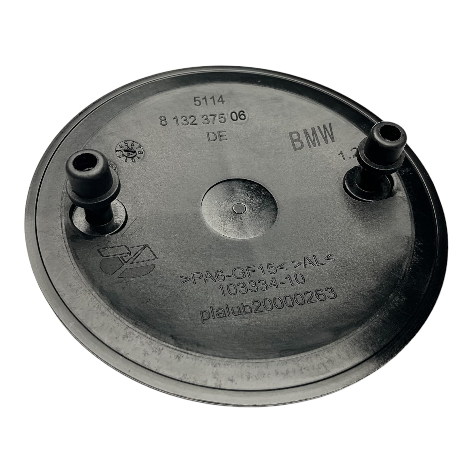 BMW – logo rotondo originale per cofano e portellone posteriore, con 2 gommini