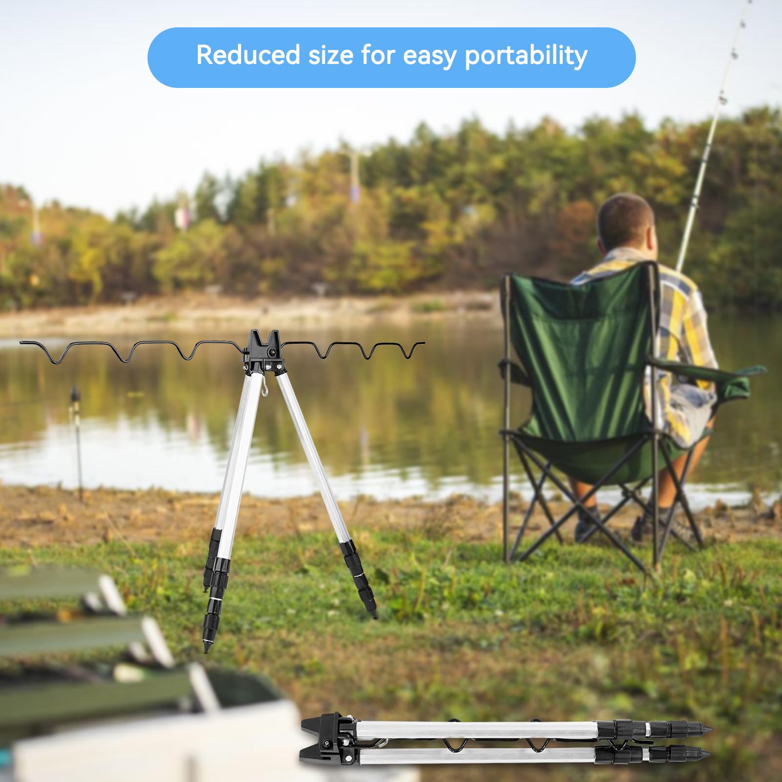 Amazon.com: Rod Holders for Bank Fishing, Aluminum Alloy Fishing Rod Holder Ground Multifunctional Rod Tripod Fishing Support Stand : Sports & Outdoors Amazon.com: Rod Holders for Bank Fishing, Aluminum Alloy Fishing Rod Holder Ground Multifunctional Rod Tripod Fishing Support Stand : Sports & Outdoors