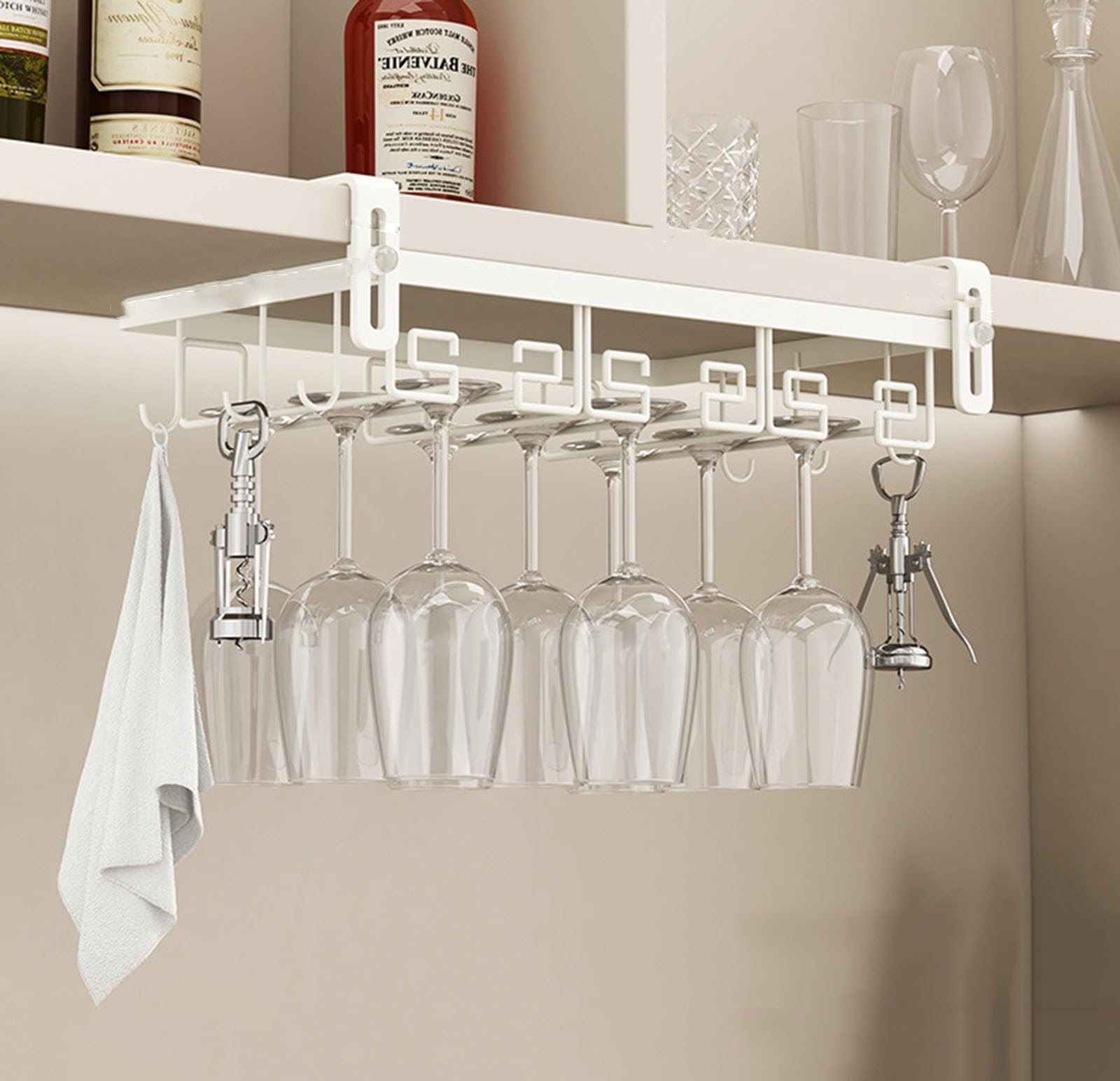 Porte-verres à vin idéal pour créer une ambiance bar à la maison