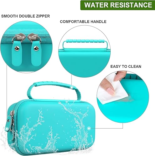 Miniatura 5 de Funda rígida para nebulizador portátil, inhalador de malla de mano, máquina de nebulizadores espaciadores para adultos y niños, viaje doméstico,