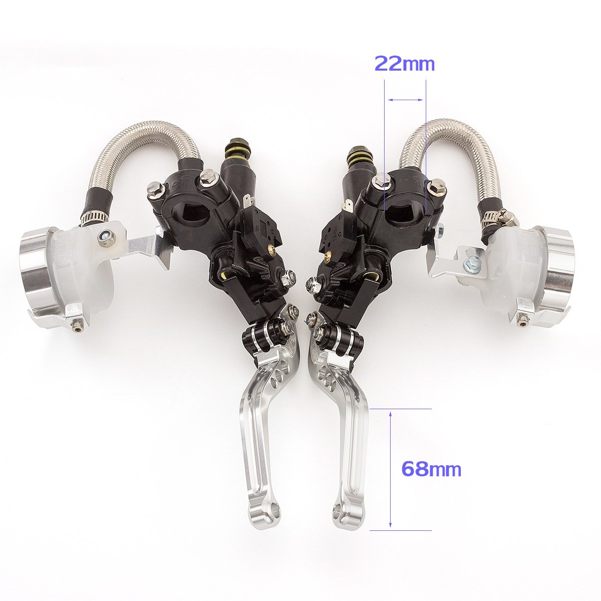 Rzmmotor Brems- & Kupplungshebel Für Ducati Hypermotard/Scrambler – CNC-Alu, 6-fach Verstellbar