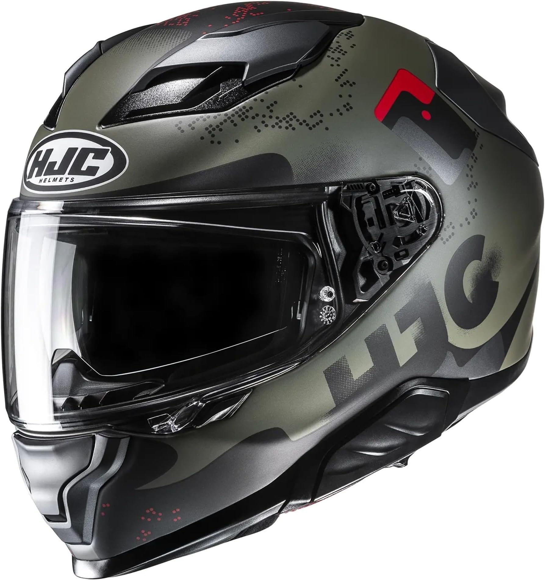 F71 Faco Motorcycle Sport Touring Full Face Helmet Red