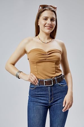 Derikem%100 Hakiki Deri Şık Kadın Kemeri 4 Cm