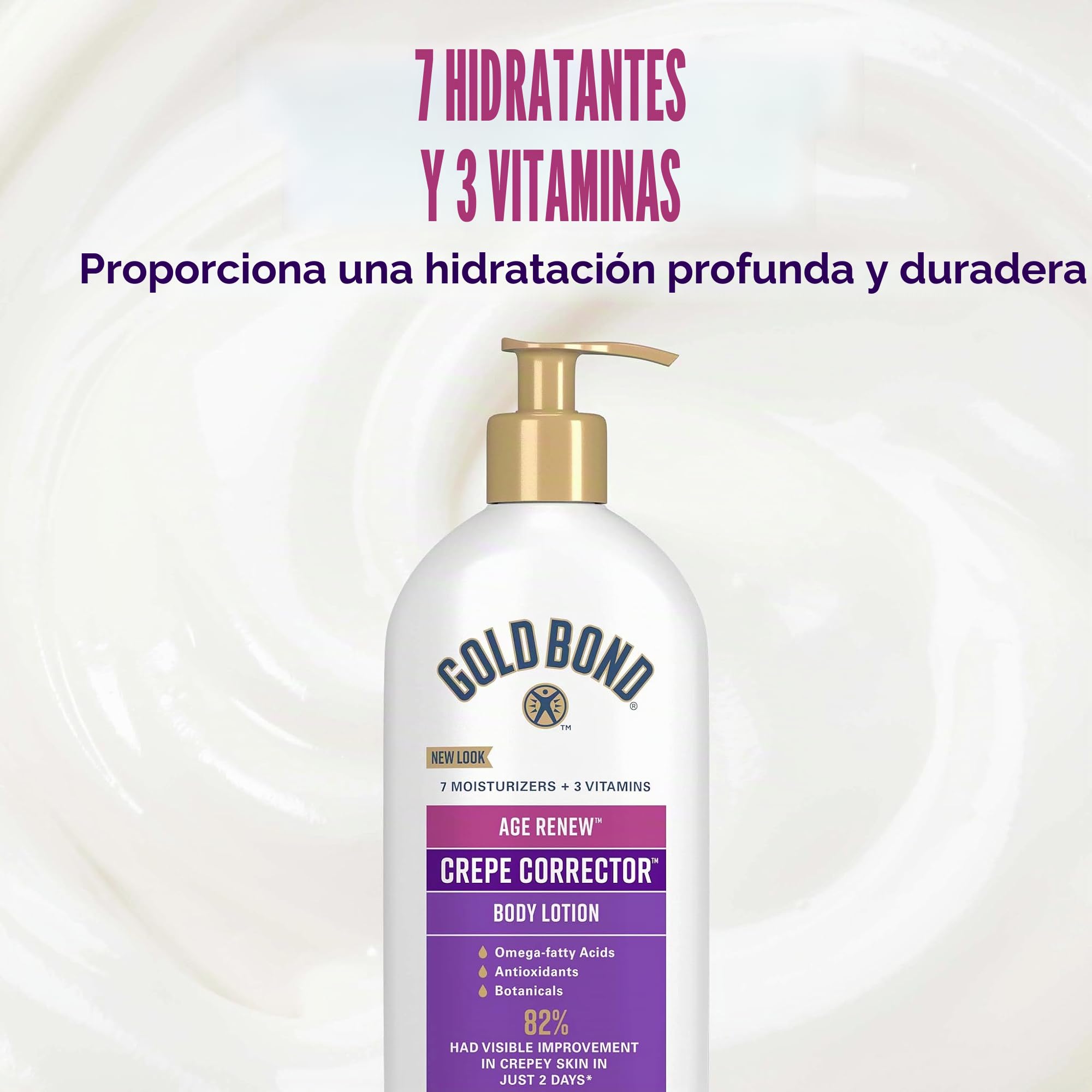 Gold Bond Age Renew Crepe Corrector Body Lotion, Replenishing & Smoothing Formula, 14 oz