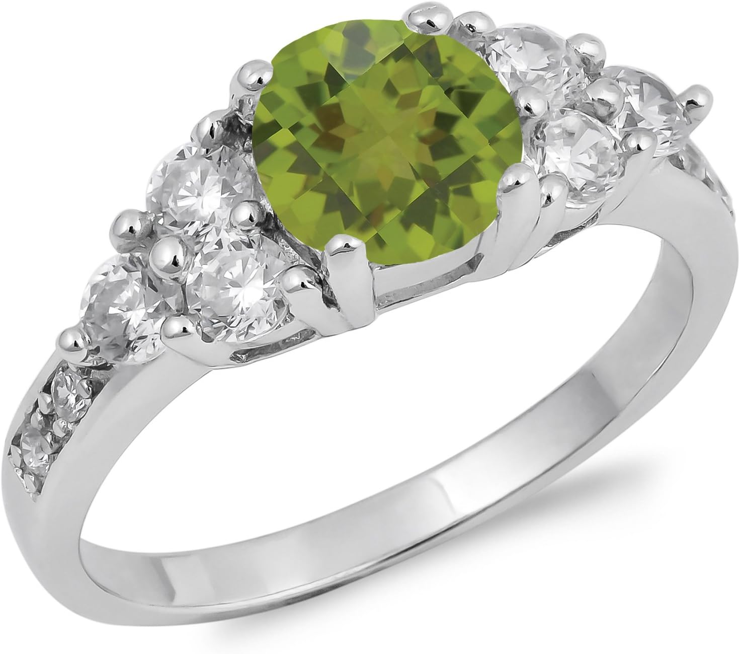 CHOOSE YOUR COLOR Sterling Silver Round Ring