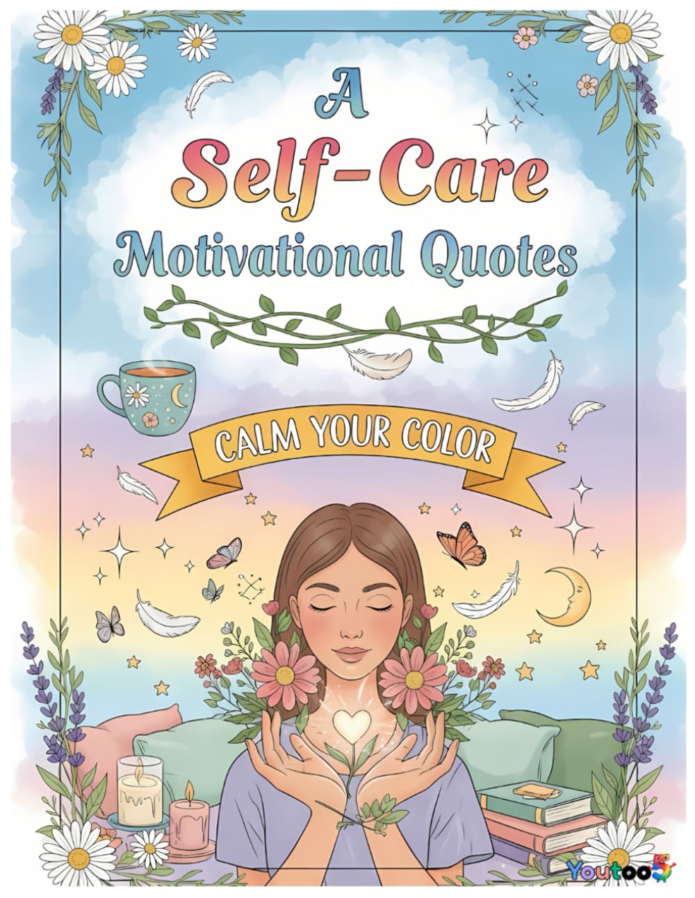 Self Care Mandala Coloring Book for Adults: Relaxing Mandalas for Stress Relief, Mindfulness, Calm & Daily Self-Care (Simple and Easy Mandala Coloring Book For Adults)