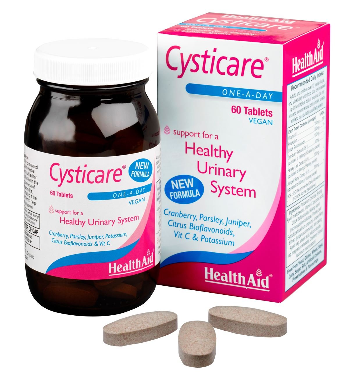 HealthAid CystiCare 60 Tablets Vegan