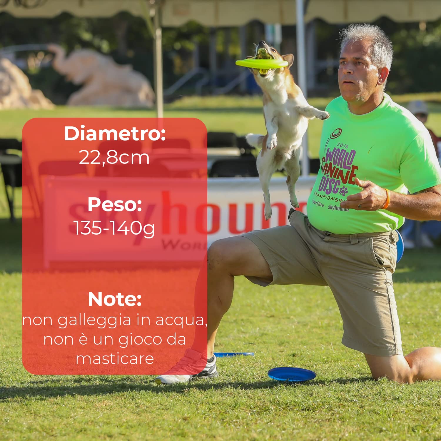 Hyperflite K10 Jawz Frisbee Resistente Morso per Cani per Discdogging - Giallo