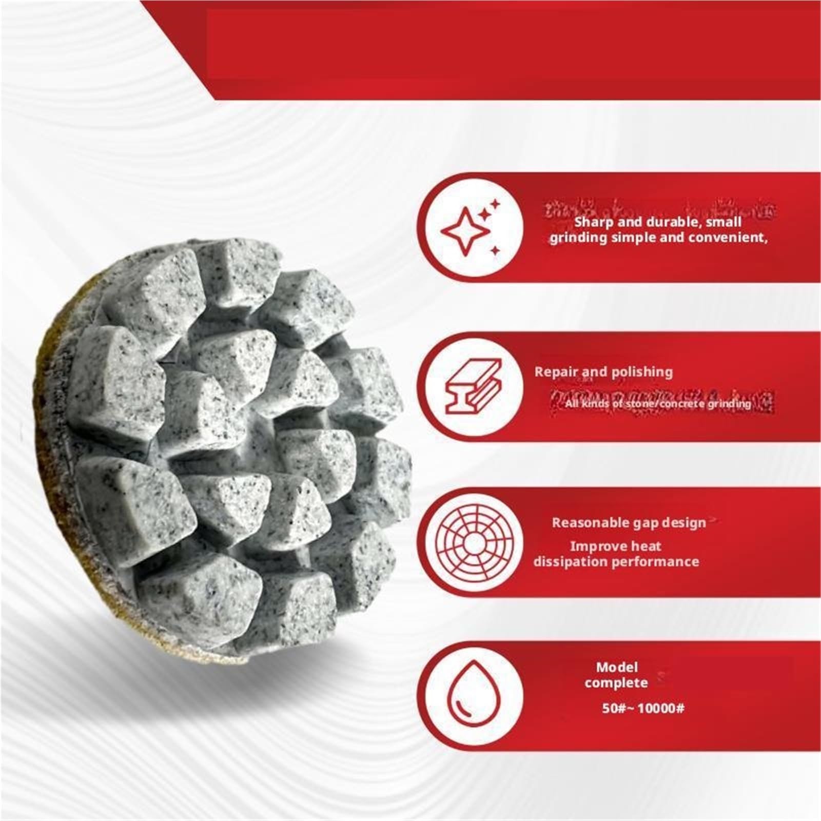 Dischi diamantati lucidatura 25 mm marmo granito pietre preziose autoadesivi resina flessibile 40pcs