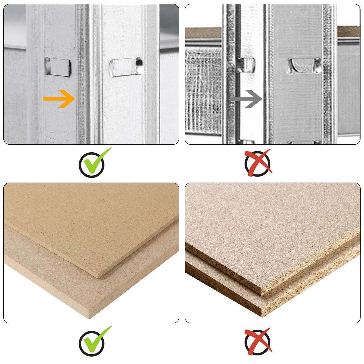 Yaheetech Scaffale x 2 Scaffalature per Garage 180x90x30 cm 175 KG Magazzino a 5 Ripiani Regolabili Alta Portata in Metallo Senza Bullone con Legno MDF per Ripiano Argento