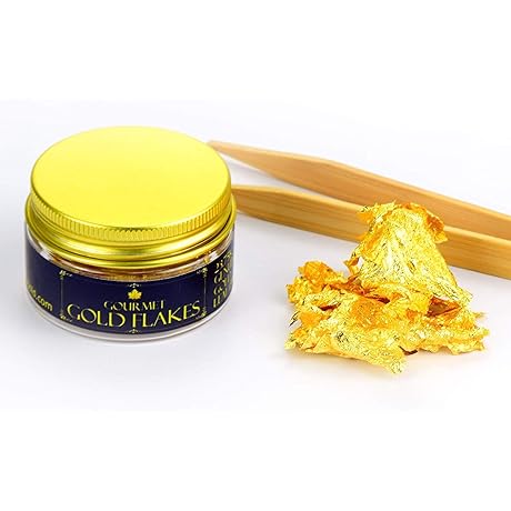 Barnabas Blattgold Edible Gold Leaf for Enchanting Cake Decorations