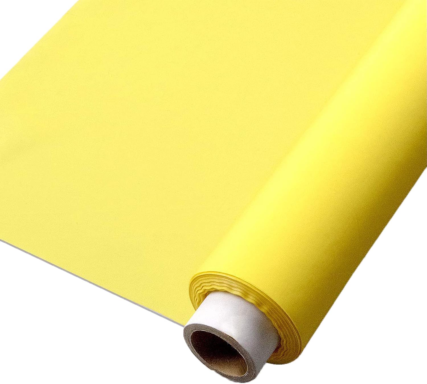 HQHAOTWU 3 Yards Screen Printing Mesh Fabric Silk Screen Print 50 Inches Width 300 Mesh / 120T Yellow for Screen Printing