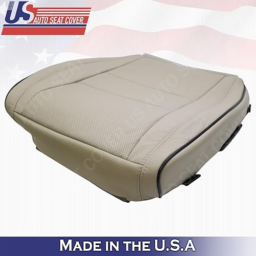 Miniatura 5 de 2011 a 2020 para Jeep Grand Cherokee Overland Driver Bottom Cubierta de cuero Tan Frost