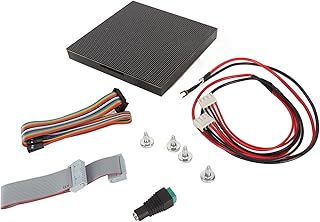 Dot Matrix Module RGB Full Color,Brightness Adjustable LED Dot Matrix Display,64x64 4096 Dots,2mm Pitch RGB Dot Matrix Panel LED Matrix Display Module