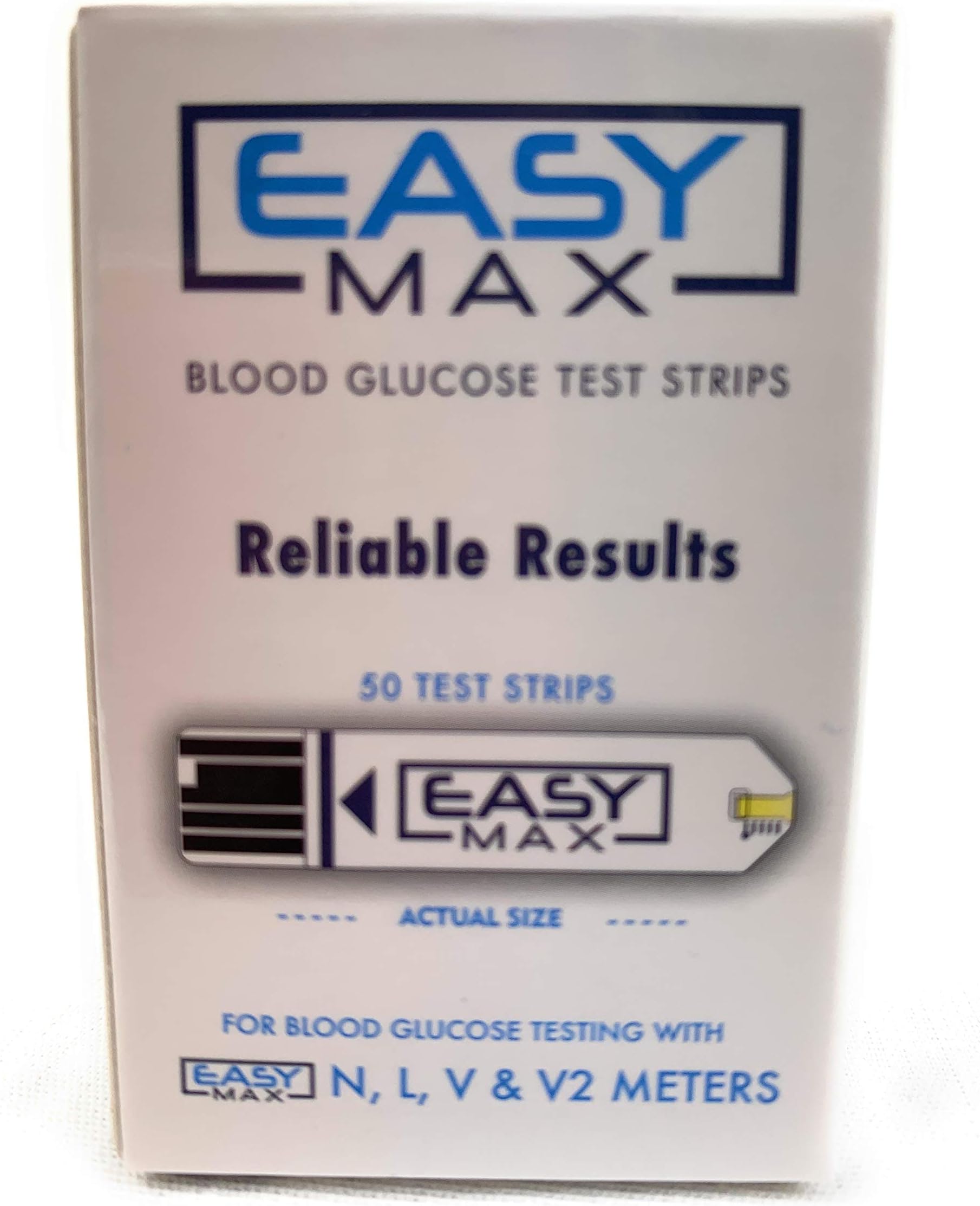 EasyMax N Blood Glucose Test Strips, 50ct.