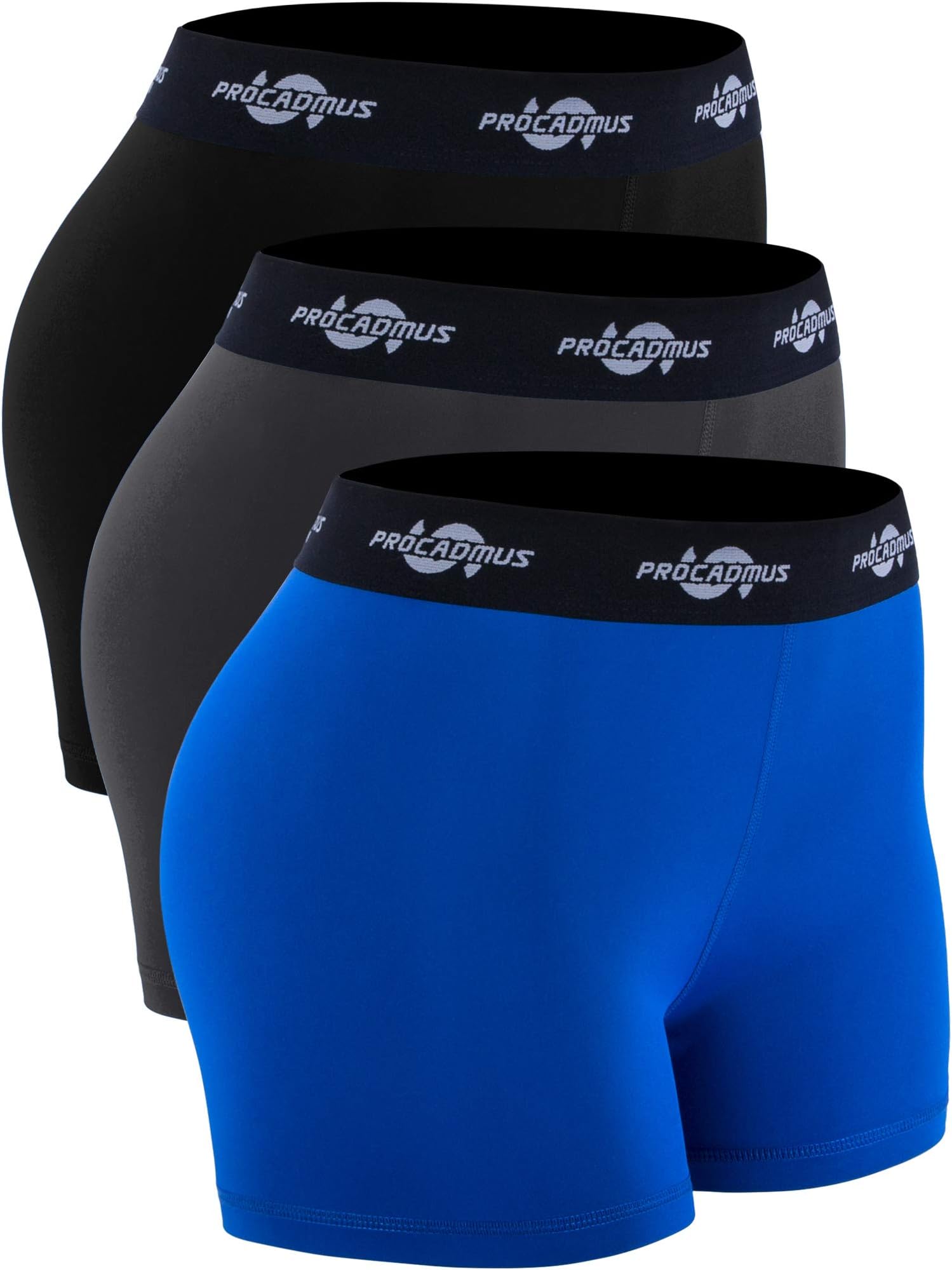Women's Spandex Volleyball Shorts 3" Compression Pro Shorts